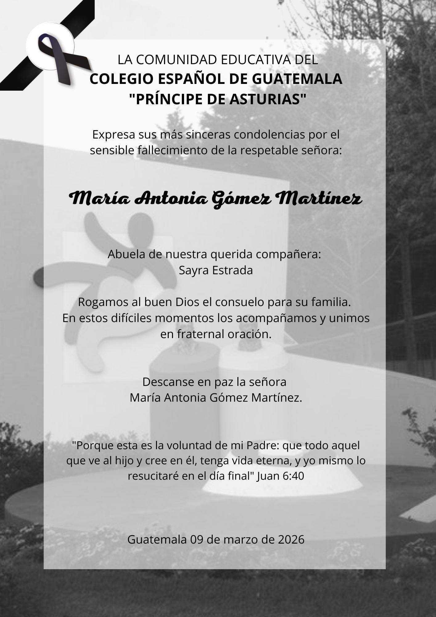 Copia de Copia de Nota duelo Ana Martínez