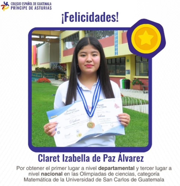 Participaci&oacute;n en la Olimpiada Nacional de Ciencias (Matem&aacute;tica)